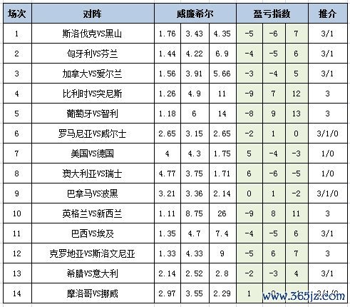 盈亏指数